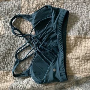 Euc strappy sports bra